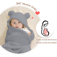 Nunibum ergonomic-leg-position swaddle helps healthy hip alignment.