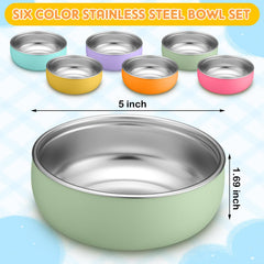 Nuogo anti-slip mealtime bowls reduce slips and mess during feeding.