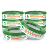 Nursery Fresh refill rings fit Diaper Genie and Munchkin pails for convenient, high-capacity disposal