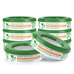 Nursery Fresh refill rings fit Diaper Genie and Munchkin pails for convenient, high-capacity disposal