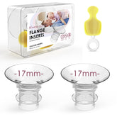 Nursi Luna flange insert 17mm for 24mm shields provides comfortable pumping.