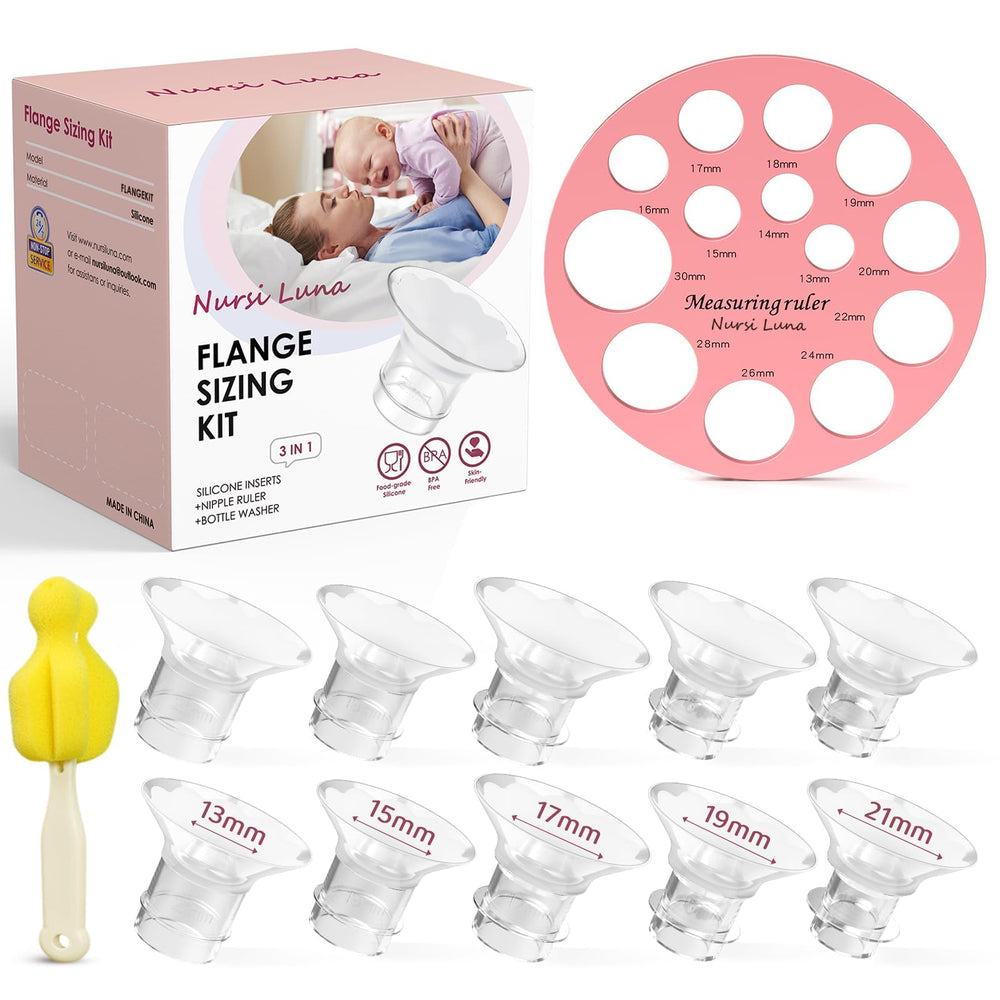 Nursi Luna flange inserts 13mm for comfortable pumping fit