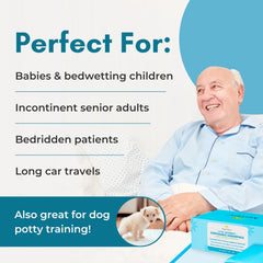 Nurture Valley bed pad with non-slip bottom prevents shifting for a calmer night