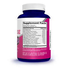 NusaPure Menopause Complex bottle back label detail
