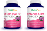 NusaPure Menopause Complex bottle front showing 60 capsules for daily use