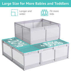 NUTIKAS playpen side zipper entry for easy toddler access