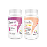 NutraBlast boric acid vaginal suppositories pack for balance and comfort.