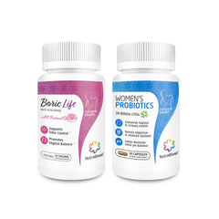 NutraBlast boric acid vaginal suppositories bundle promotes intimate balance