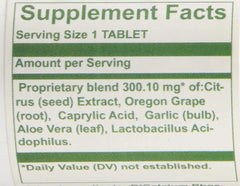 Nutri-West Total YST Redux 60 tablet close-up showing enteric-coated design