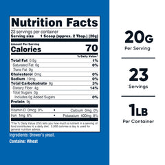 Nutricost Brewers Yeast Powder scoop for convenient measured servings