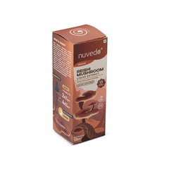 Nuvedo Reishi liquid extract label closeup showing purity