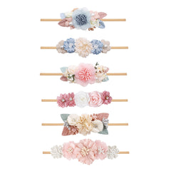 NUWAJP nylon bows on stretchy bands for comfortable, slip-free wear.