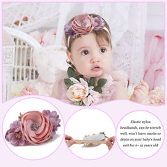 NUWAJP stretchable headbands fit ages 0–12 without leaving marks.