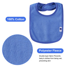 Nvatorfox terry bibs are machine washable and fade resistant for daily use.