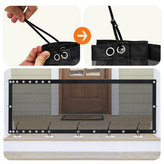 NWK Magic Dog Gate ground-mount setup prevents escapes