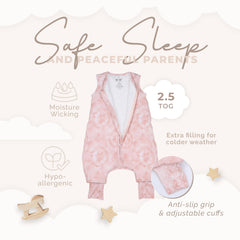 Nyte Nyte Baby breathable viscose fabric provides soft, thermo-regulating comfort.