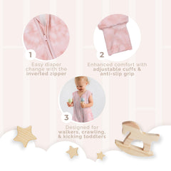 Nyte Nyte Baby foldable cuffs preserve warmth and foot comfort.