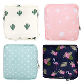 NYTGAH pad bag flamingo pattern for discreet travel storage and organization