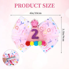 NYTGAH sparkling bow clip ideal for baby photos and party outfits.