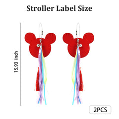 NZELSW custom-name stroller tag helps personalize and locate your stroller
