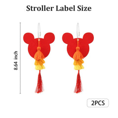 NZELSW two-piece stroller sign for flexible daily or travel use.