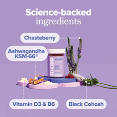 O Positiv MENO ingredients panel for informed menopause support
