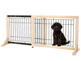 Oapety Extra Wide Gate in closed position for secure room entry control.