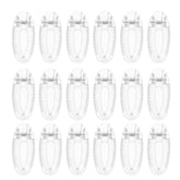 OATIPHO toddler hair clip transparent oval mini secures hair during active play.
