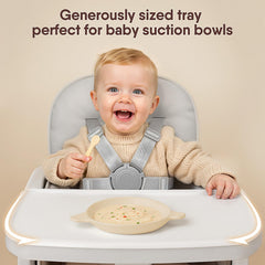 Obee Odee dishwasher-safe tray simplifies post-meal cleanup.