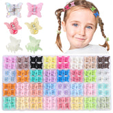 obeoby 128-pack butterfly clips close-up highlighting secure grip for fine hair