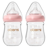 Oberni bottle with anti-colic system supports calmer feeds.