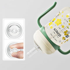 Oberni cup with durable top lid withstands daily toddler use.