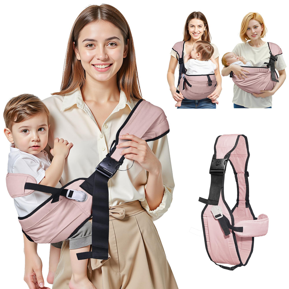 Oblitor baby carrier with adjustable shoulders for a custom, comfortable fit