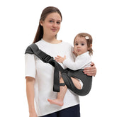 Oblitor toddler carrier on the left-shoulder strap for balanced comfort