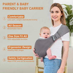 Ocanoiy sling secure buckles ensure adjustable, secure fit.