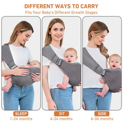 Ocanoiy sling wide shoulder strap distributes weight evenly.