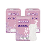 OCBON Ultra Thin Pantyliner long 18 cm pack shot for daily wear.