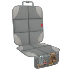 OCCKAI car-seat-protector top view shows full coverage to keep upholstery clean.