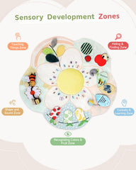 OCFOAAE Four detachable toys promote reach, grasp, and visual tracking