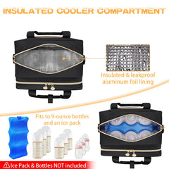OCKLILY leak-proof aluminum lining keeps milk safe during travel.