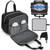 OCKLILY wearable breast pump bag front view, ideal for on-the-go pumping.