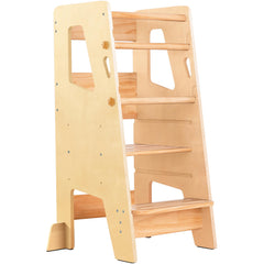 OCODILE Toddler Standing Tower with adjustable platform enables growing independence in kitchen tasks.