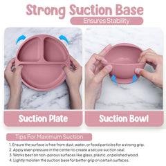 O'doe spoon and bowl set designed for tiny hands.