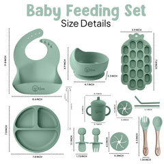 O'doe silicone bowl with strong suction for tidy, stress-free mealtimes.