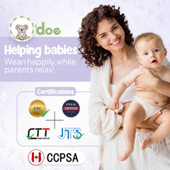 O'doe suction plate closeup showing strong grip for mess-free self-feeding