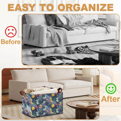 Oeaskly space dinosaur bin used for nursery storage and organizing essentials