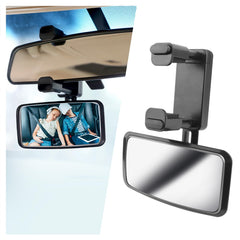 OFBAND 360-degree curved baby mirror with flexible angles for clear monitoring.