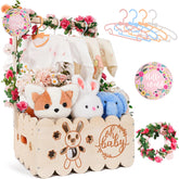 OFUSUY wooden baby crate closet full view showing sturdy storage for newborn essentials