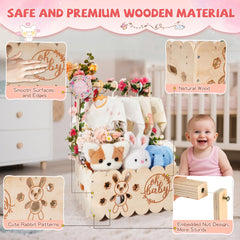 OFUSUY crate handle and garland highlight easy carry and display