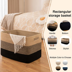 OIAHOMY 108L folded basket, space-saving storage option.